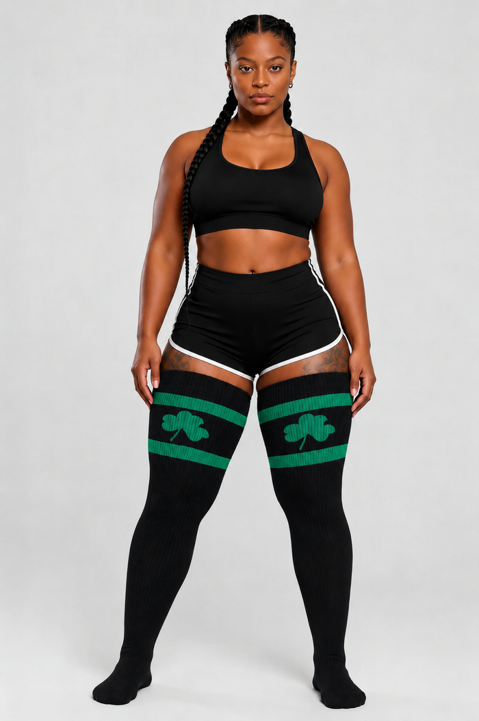 ๐ Lucky Charm Plus-Size Slouch Socks ๐