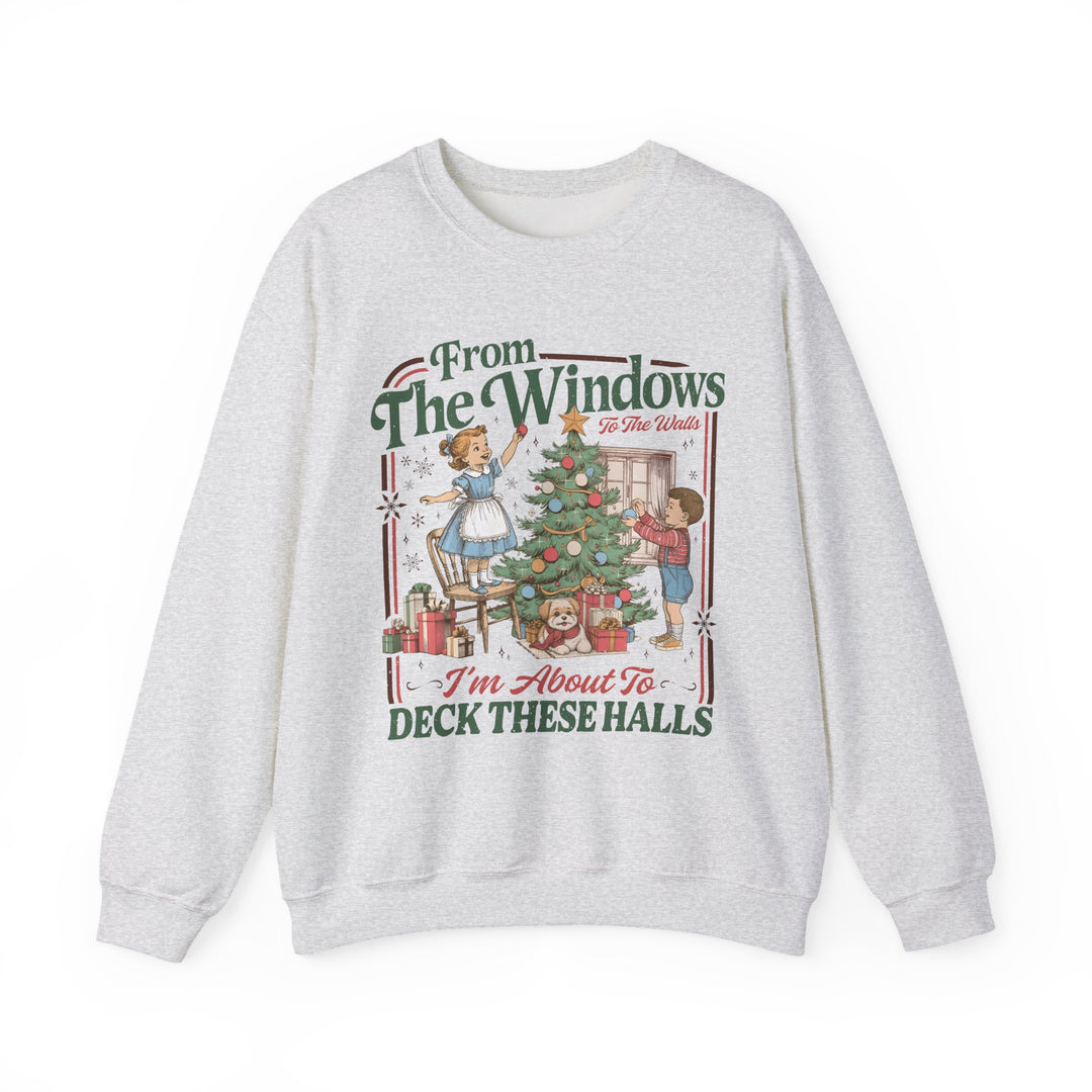 Deck These Halls Vintage Christmas Sweatshirt