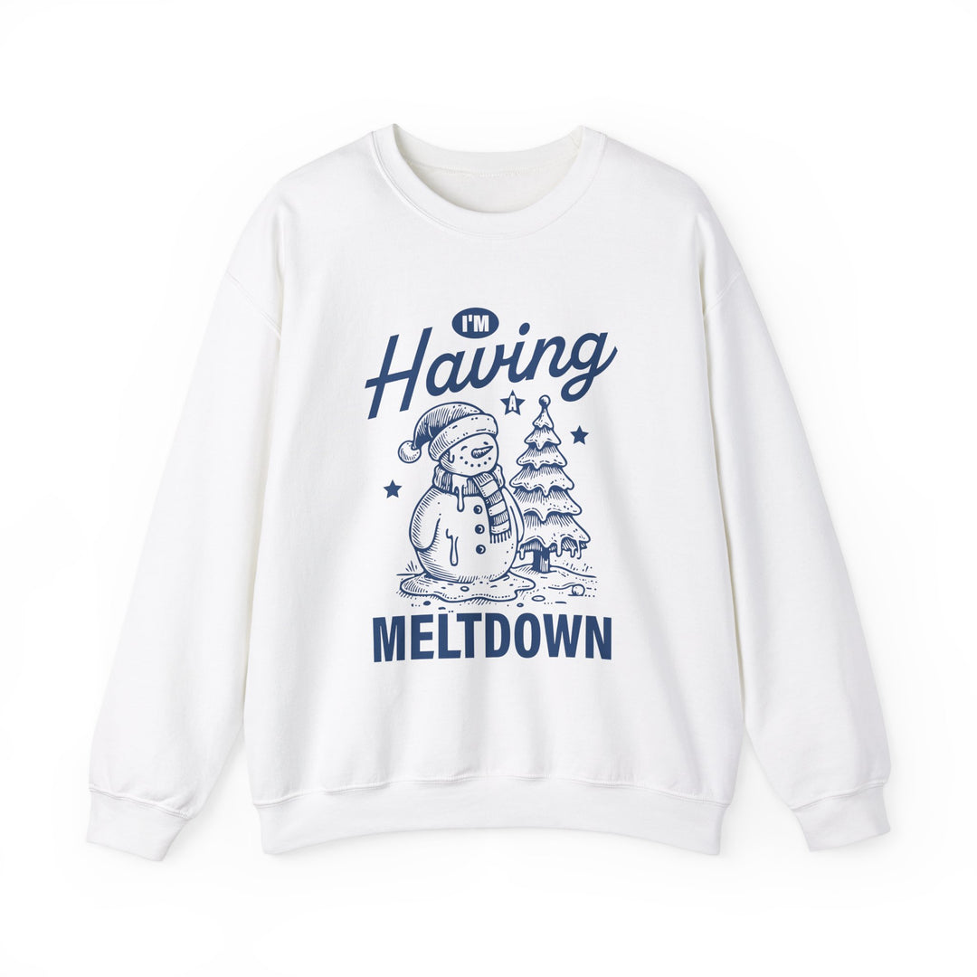 Meltdown Snowman Crewneck Sweatshirt