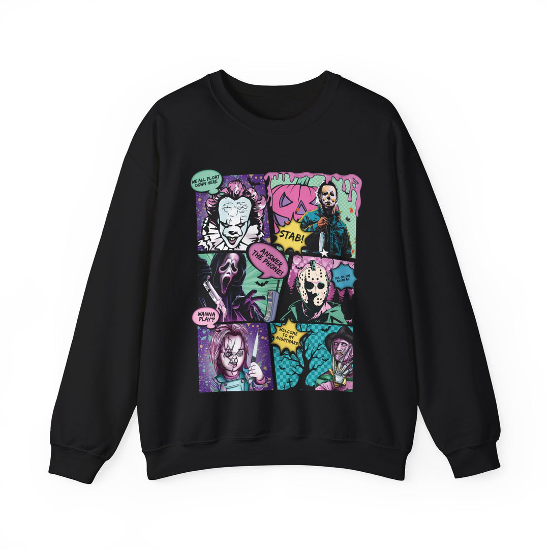 Horror Icons Comic Sweatshirt