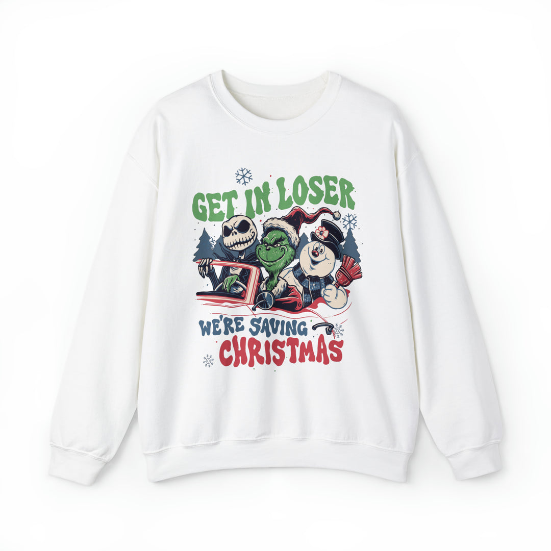 We're Saving Christmas Crewneck Sweatshirt