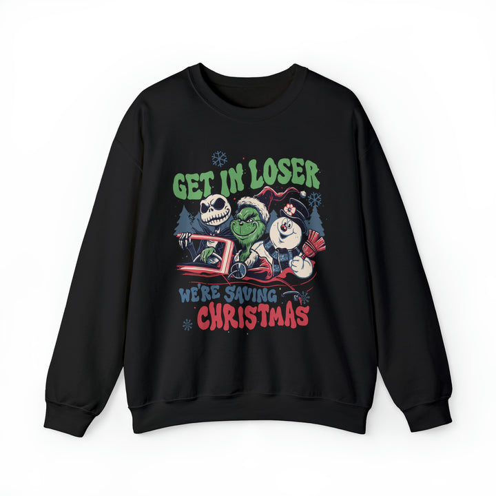 We're Saving Christmas Crewneck Sweatshirt