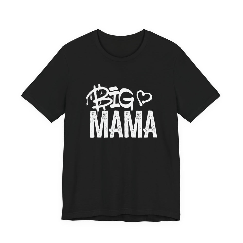 Graphic tee with 'Big Mama' bold text print