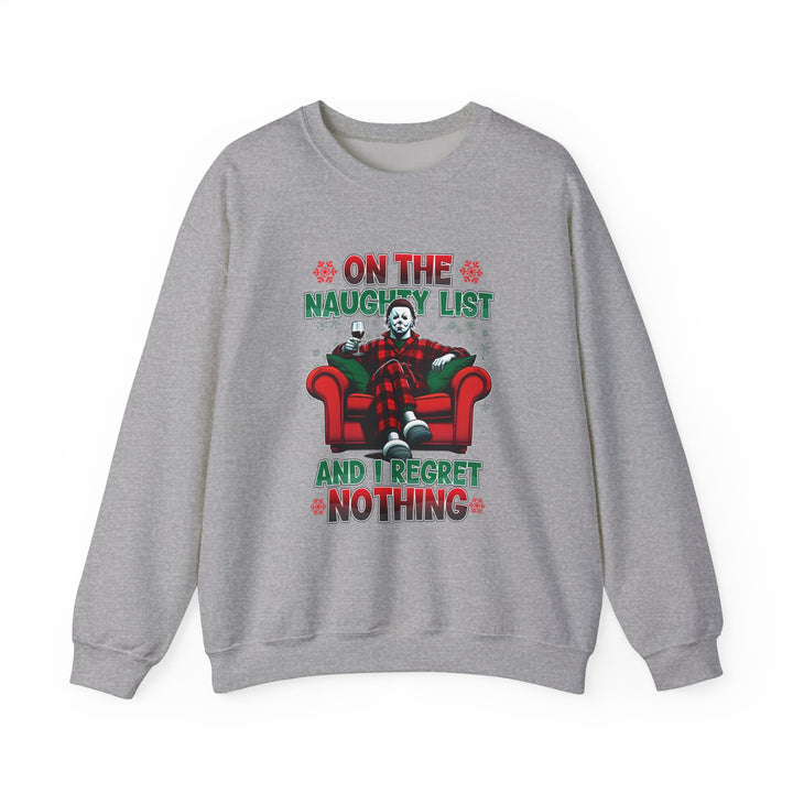 Naughty List & Regret Nothing Sweatshirt