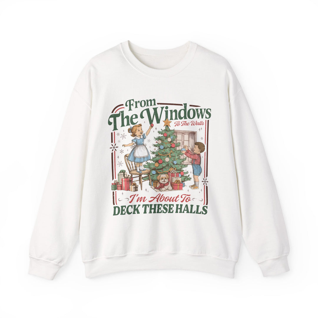 Deck These Halls Vintage Christmas Sweatshirt