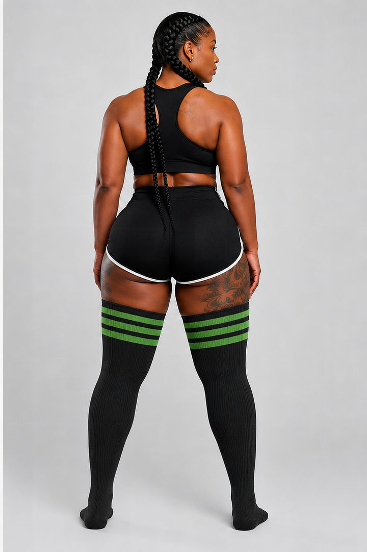 Black &amp; Green Stripes – view 3