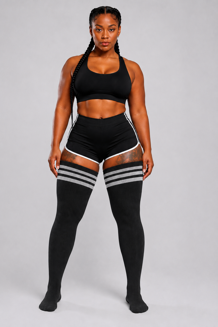 Midnight &amp; Grey Stripes – view 2