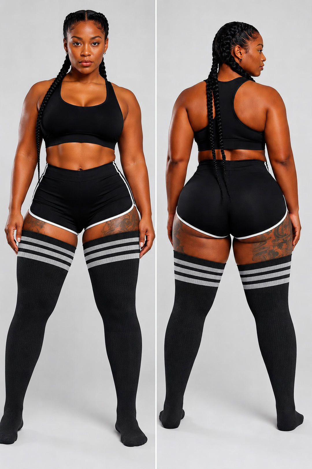 Midnight &amp; Grey Stripes – view 4