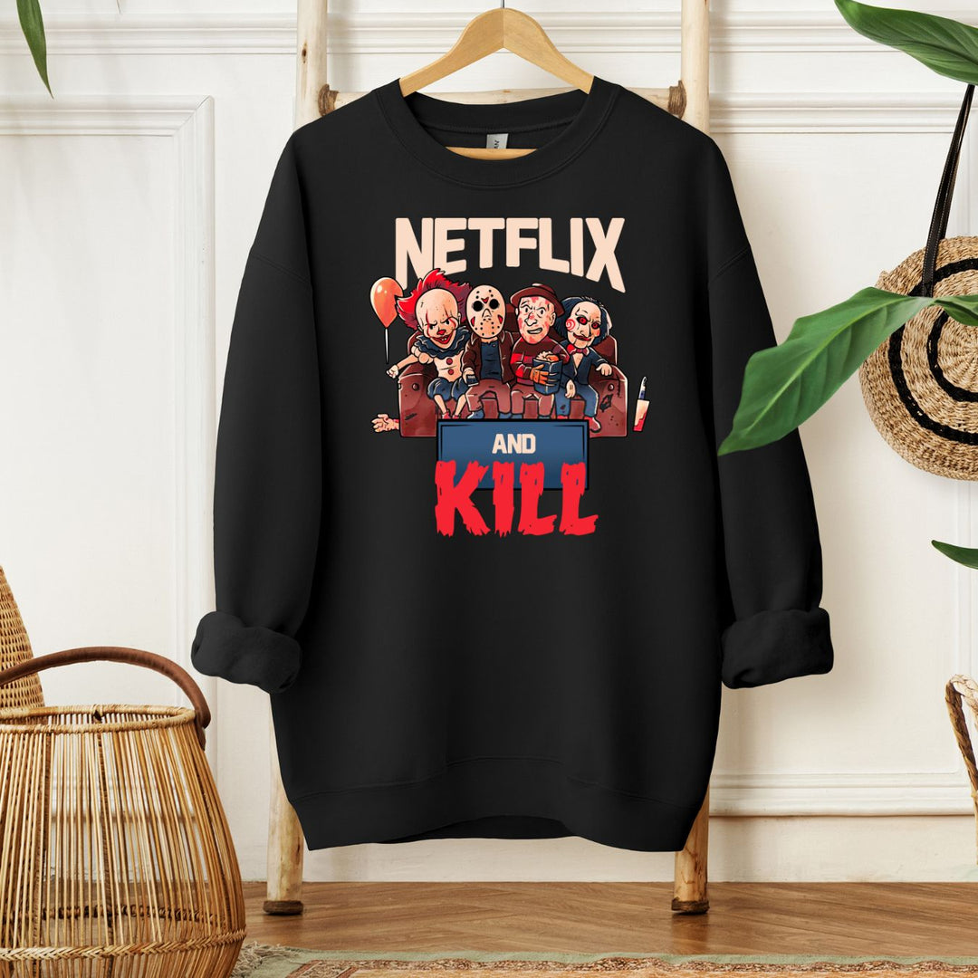 Netflix and Horror - Crewneck Sweatshirt