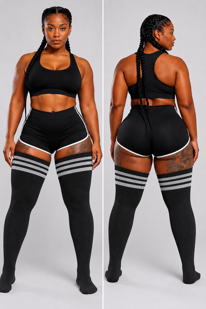 Midnight &amp; Grey Stripes – view 4