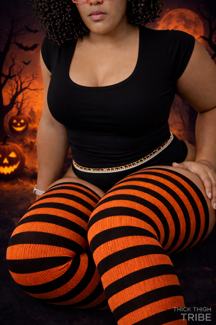 Pumpkin Spice Stripes