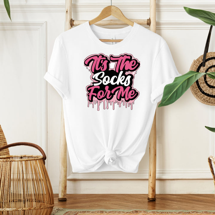 It's The Socks For Me - Pink - Graphic Tee