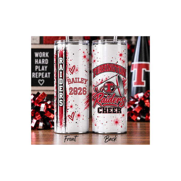Torrington High School Raiders Cheer Tumbler