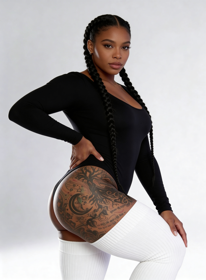 Short and Thick Curvy Thigh-Highs (27 inches)